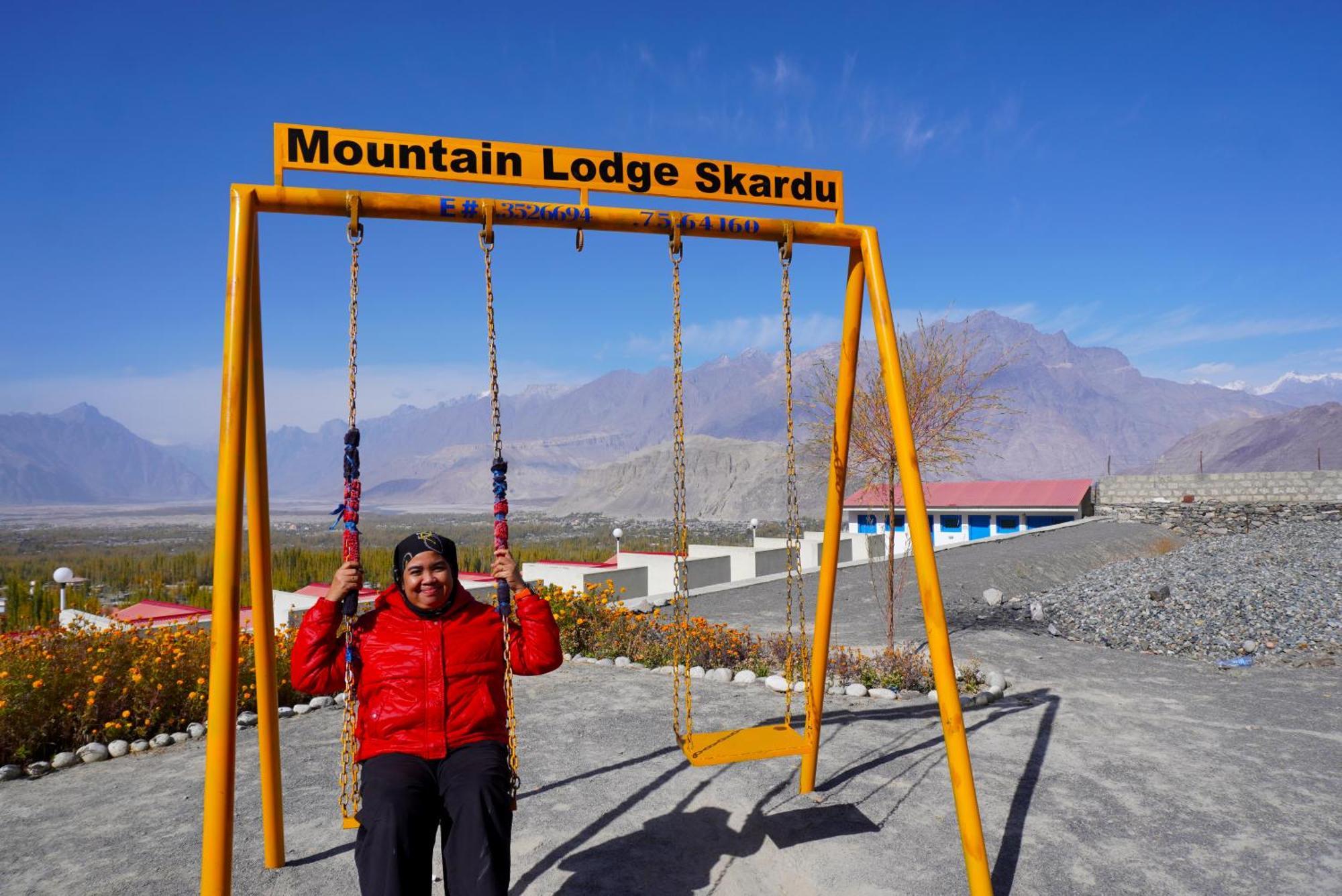 Hotel Mountain Lodge Skardu Exterior foto